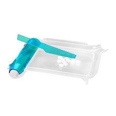 Pill Counting Tray with Spatula, Left-Handed